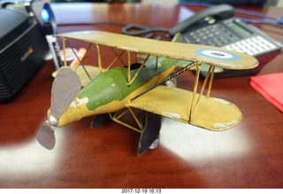 Happy Birthday Adam model airplane