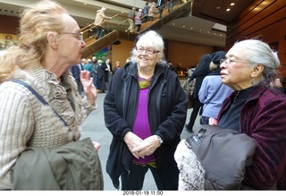 629 9xk. Kimmel Center - philadelphia orchestra concert - Betsy, Susan, Barbara Harris