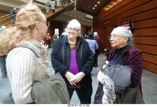 630 9xk. Kimmel Center - philadelphia orchestra concert - Betsy, Susan, Barbara Harris