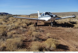 1801 9y3. Grand Gulch airstrip + N8377W