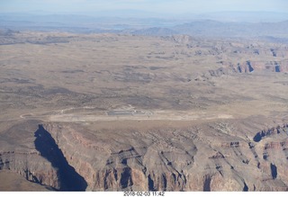 aerial - flying to Grand Canyon