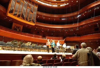 Philadelphia Orchestra musicians playing Bartok string quartet