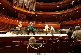 Philadelphia Orchestra musicians playing Bartok string quartet