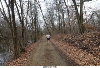 3149 9yq. Princeton canal run - Adam running