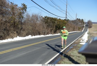 3158 9zh. Cherry Valley Road and Province Line Road - Bedens Brook run  - Adam running