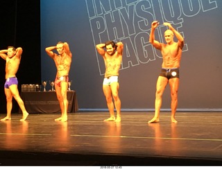 Mesa - International Physique League (IPL) show - prejudging . Rebecca Unruh (52) . Dawn Davis (46) .