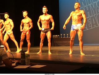 Mesa - International Physique League (IPL) show - prejudging . Christena Carvalho (17) . Shelly Roeder (11) .