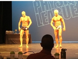 Mesa - International Physique League (IPL) show - main event . George Valle (73) . Luis Briseno (74) .