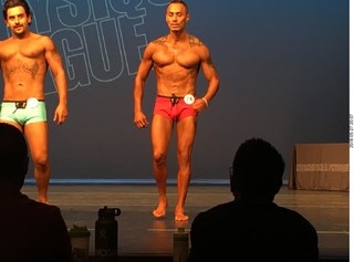 Mesa - International Physique League (IPL) show - main event . Luis Briseno (74) .