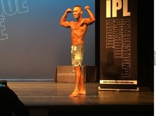 Mesa - International Physique League (IPL) show - main event . Luis Briseno (74) .