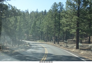 drive from scottsdale to gateway canyon - drive to Sunset Crater