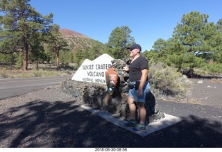 drive from scottsdale to gateway canyon - Sunset crater