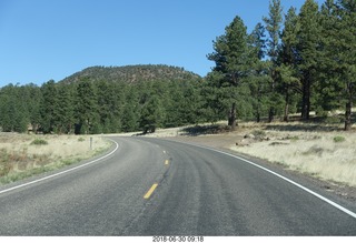 drive from scottsdale to gateway canyon - Sunset crater sign