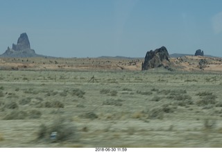 drive from scottsdale to gateway canyon - just south of Monument Valley