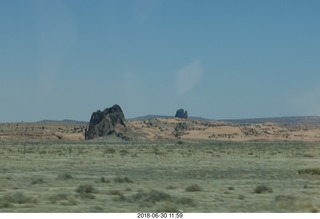 drive from scottsdale to gateway canyon - just south of Monument Valley