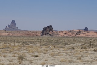 drive from scottsdale to gateway canyon - just south of Monument Valley