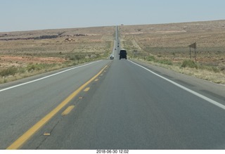 drive from scottsdale to gateway canyon - just south of Monument Valley