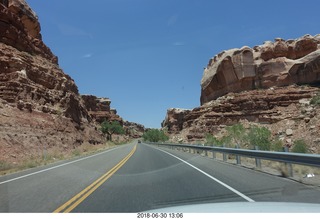 drive from scottsdale to gateway canyon - Utah south of moab