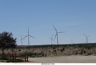 drive from scottsdale to gateway canyon - Utah south of moab - windmills