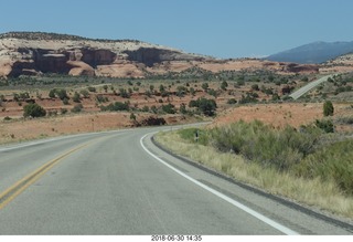 drive from scottsdale to gateway canyon - Utah south of moab