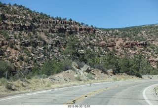 drive from scottsdale to gateway canyon - Utah south of moab