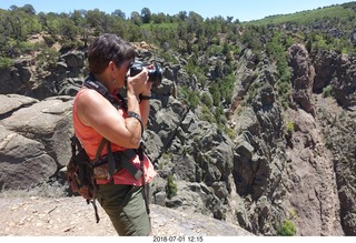 Black Canyon of the Gunnison National Park hike - Karen