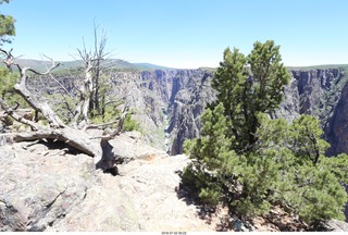 87 a03. Karen's picture - Black Canyon of the Gunnison