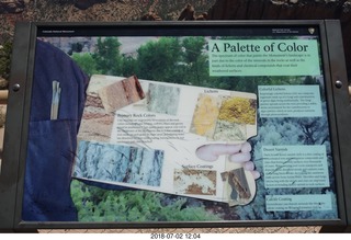 67 a03. Colorado National Monument sign