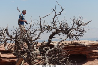 97 a03. Colorado National Monument + Shaun