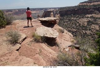 100 a03. Colorado National Monument + Karen