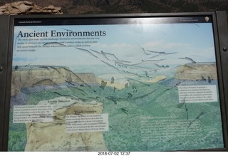 105 a03. Colorado National Monument sign