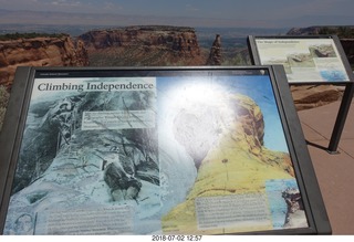 Colorado National Monument sign