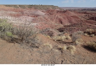 Petrified Forest National Park - Painted Desert vista view