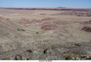 Petrified Forest National Park - Painted Desert vista view