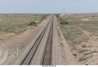 Petrified Forest National Park - railroad tracks