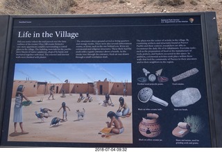 Petrified Forest National Park - old adobe dwellings