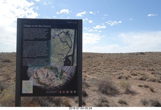 Petrified Forest National Park sign