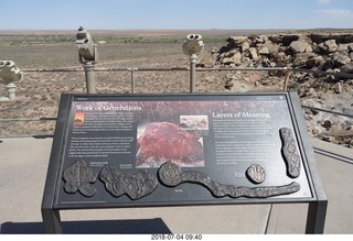 Petrified Forest National Park sign