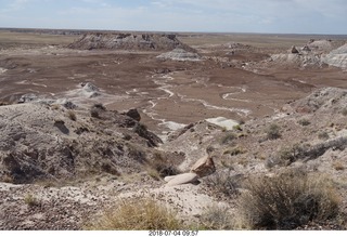 96 a03. Petrified Forest National Park - blue mesa area