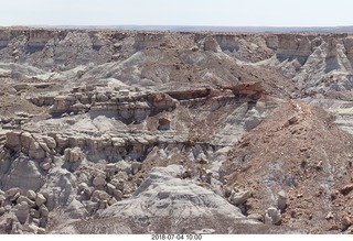 104 a03. Petrified Forest National Park - petrified logs