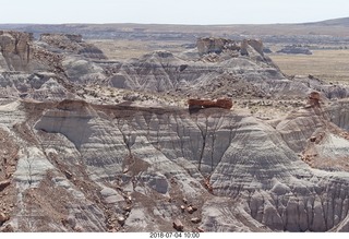 105 a03. Petrified Forest National Park - petrified log