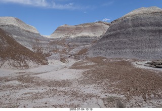 139 a03. Petrified Forest National Park - Blue Mesa hike