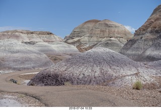 170 a03. Petrified Forest National Park - Blue Mesa hike