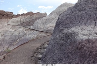 179 a03. Petrified Forest National Park - Blue Mesa hike