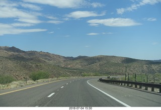 drive from petrified forest to payson