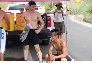 25 a03. Camelback Cholla Trail hike NH2T - RickyBobby + Zyrian - posing