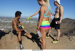 Camelback Cholla Trail hike NH2T - RickyBobby + Zyrian - posing