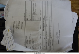 Dr. Kukunoor's paperwork