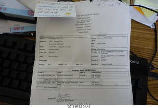 Dr. Kukunoor's paperwork