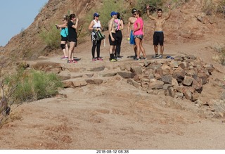 NH2T hike - Camelback Cholla - Ricky Bobby, Zee, ...